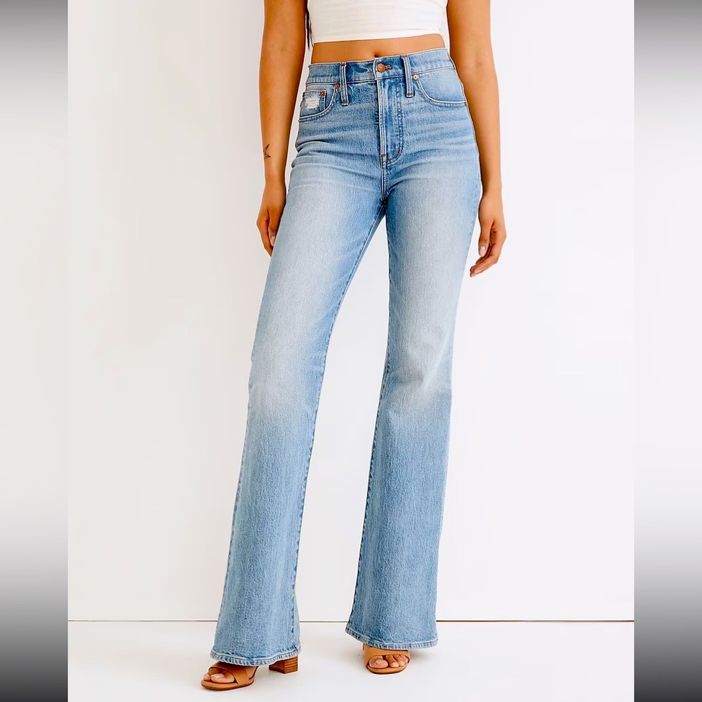 NWT Madewell The Perfect Vintage Flare Jean in Delavan Wash